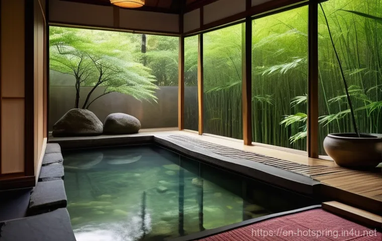 온천에서 즐기는 전통 의식 - Prompt 1: Serene Japanese Onsen Retreat**